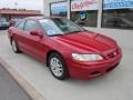 2002 San Marino Red Honda Accord EX V6 Coupe  photo #1