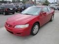 2002 San Marino Red Honda Accord EX V6 Coupe  photo #3