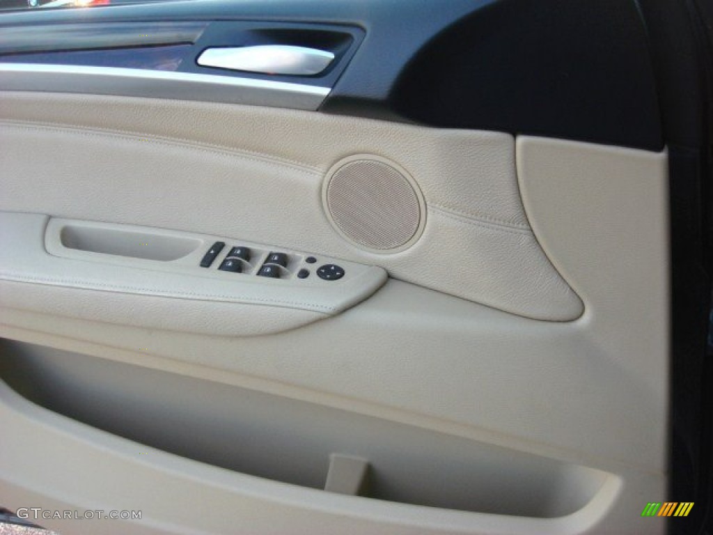 2007 X5 3.0si - Deep Green Metallic / Sand Beige photo #14
