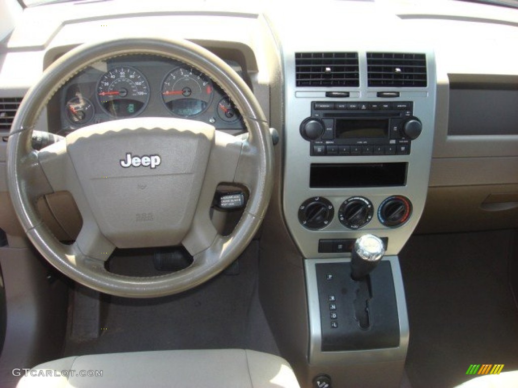 2007 Jeep Compass RALLYE Sport 4x4 Pastel Pebble Beige Dashboard Photo #53911633