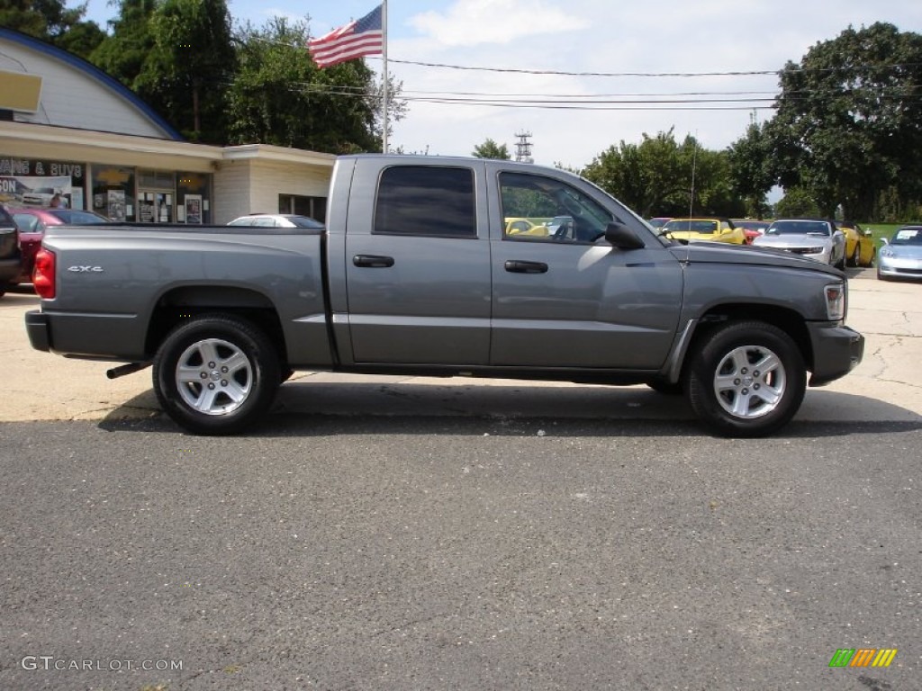 Mineral Gray Metallic 2011 Dodge Dakota Big Horn Crew Cab 4x4 Exterior Photo #53912368