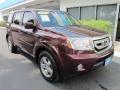 2009 Dark Cherry Pearl Honda Pilot EX-L  photo #1