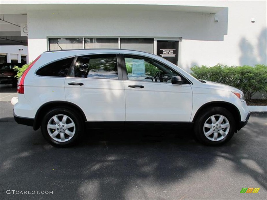 2008 CR-V EX - Taffeta White / Gray photo #2