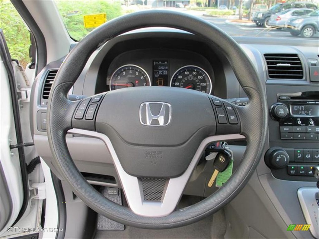 2008 Honda CR-V EX Gray Steering Wheel Photo #53913577