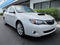 Aspen White 2008 Subaru Impreza WRX Sedan Exterior