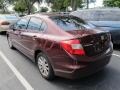 Crimson Pearl 2012 Honda Civic EX Sedan Exterior