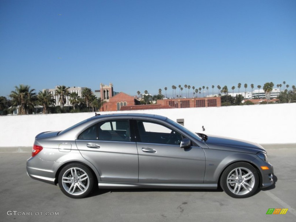 Palladium Silver Metallic 2012 Mercedes-Benz C 250 Sport Exterior Photo #53915161