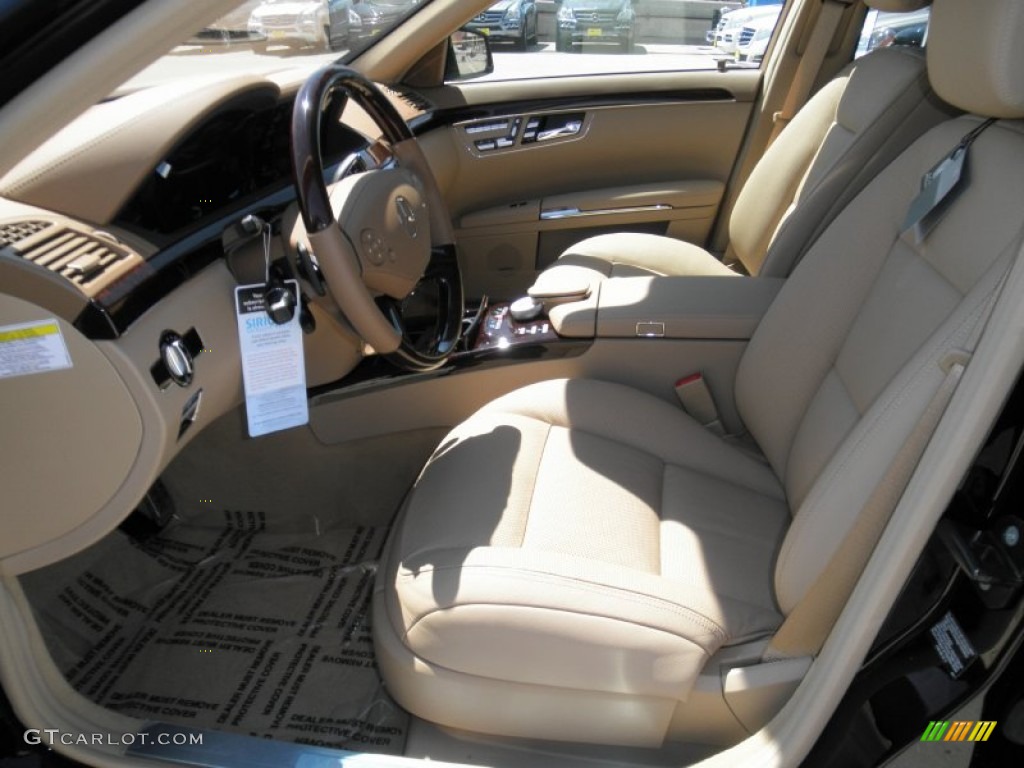 Cashmere/Savanna Interior 2012 Mercedes-Benz S 550 Sedan Photo #53915281