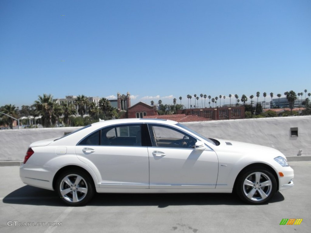 Diamond White Metallic 2012 Mercedes-Benz S 550 Sedan Exterior Photo #53915332