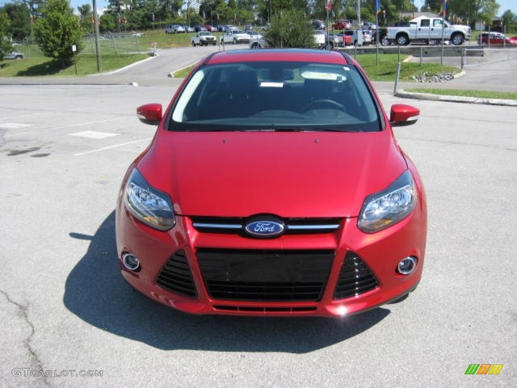 Red Candy Metallic 2012 Ford Focus Titanium 5-Door Exterior Photo #53915443