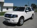 White Platinum Tri-Coat 2012 Ford Expedition Limited 4x4 Exterior