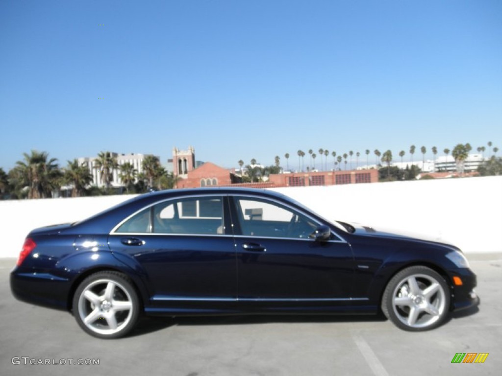 Lunar Blue Metallic 2012 Mercedes-Benz S 550 Sedan Exterior Photo #53915521