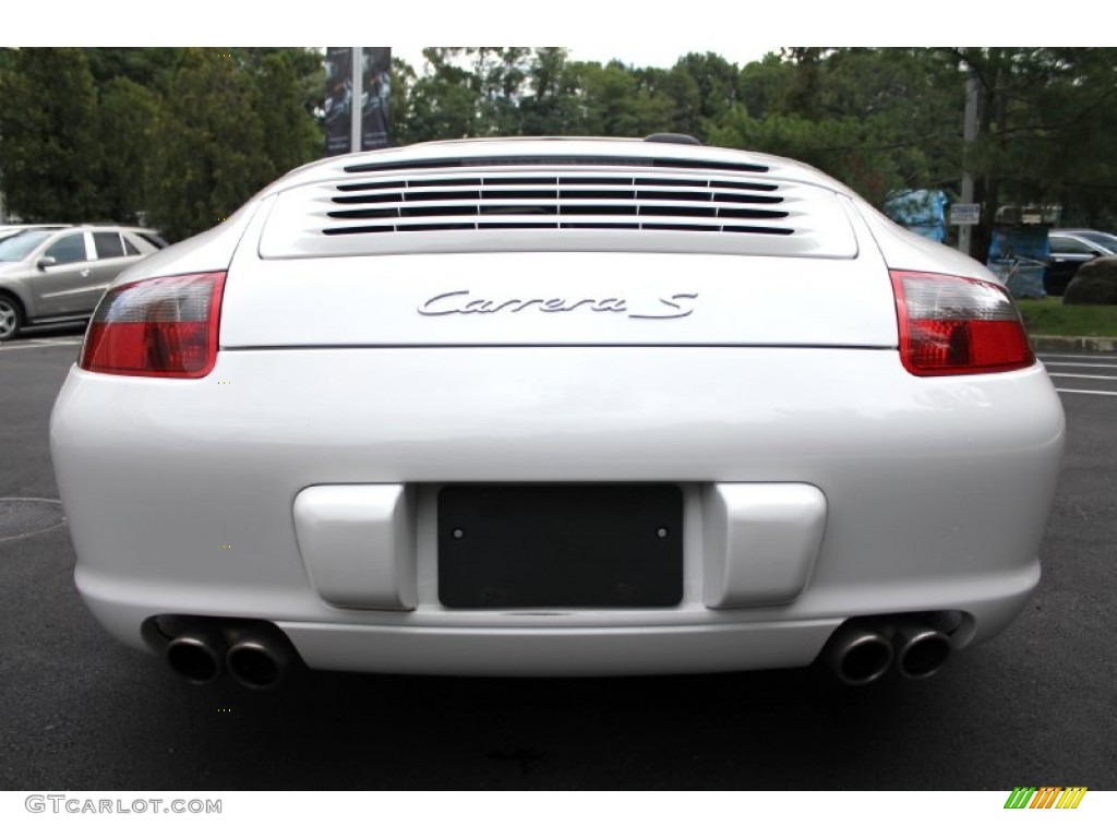 2007 911 Carrera S Cabriolet - Carrara White / Black photo #6