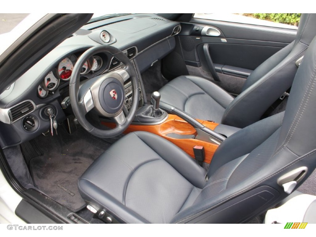 Black Interior 2007 Porsche 911 Carrera S Cabriolet Photo #53915797