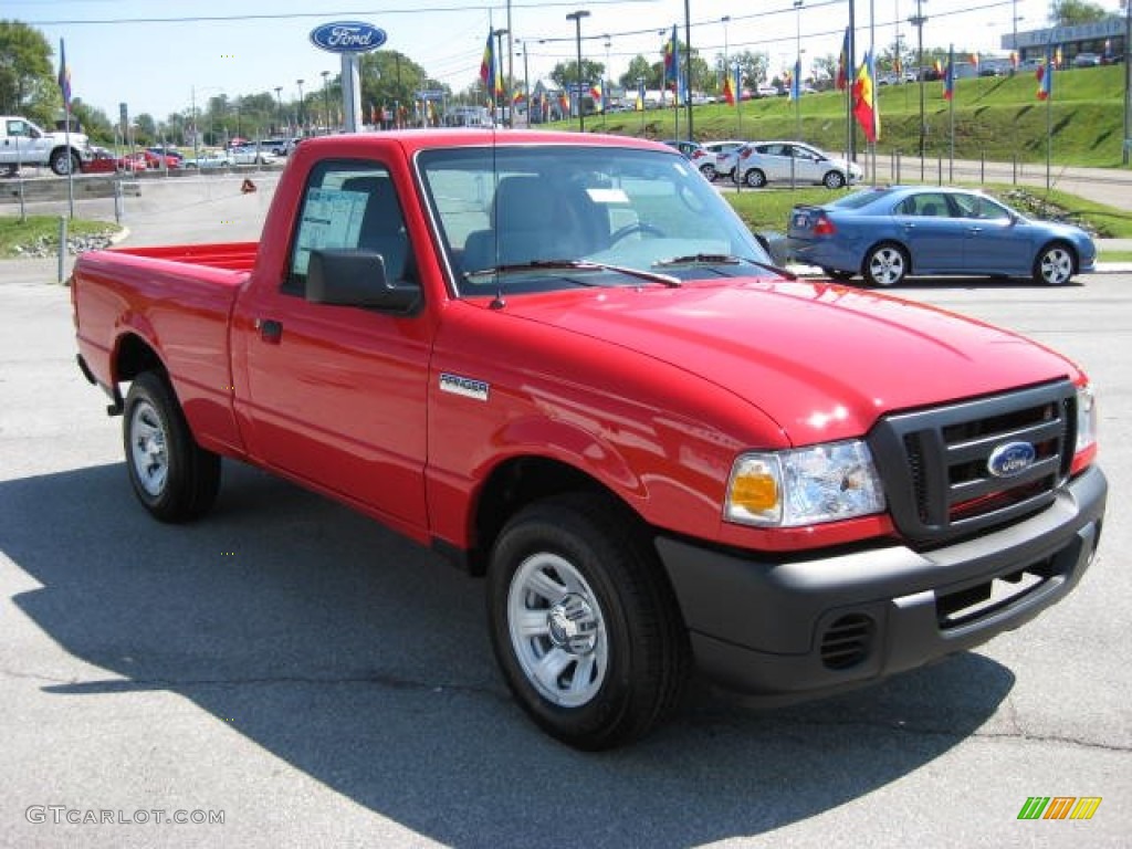 2011 Ranger XL Regular Cab - Torch Red / Medium Dark Flint photo #4