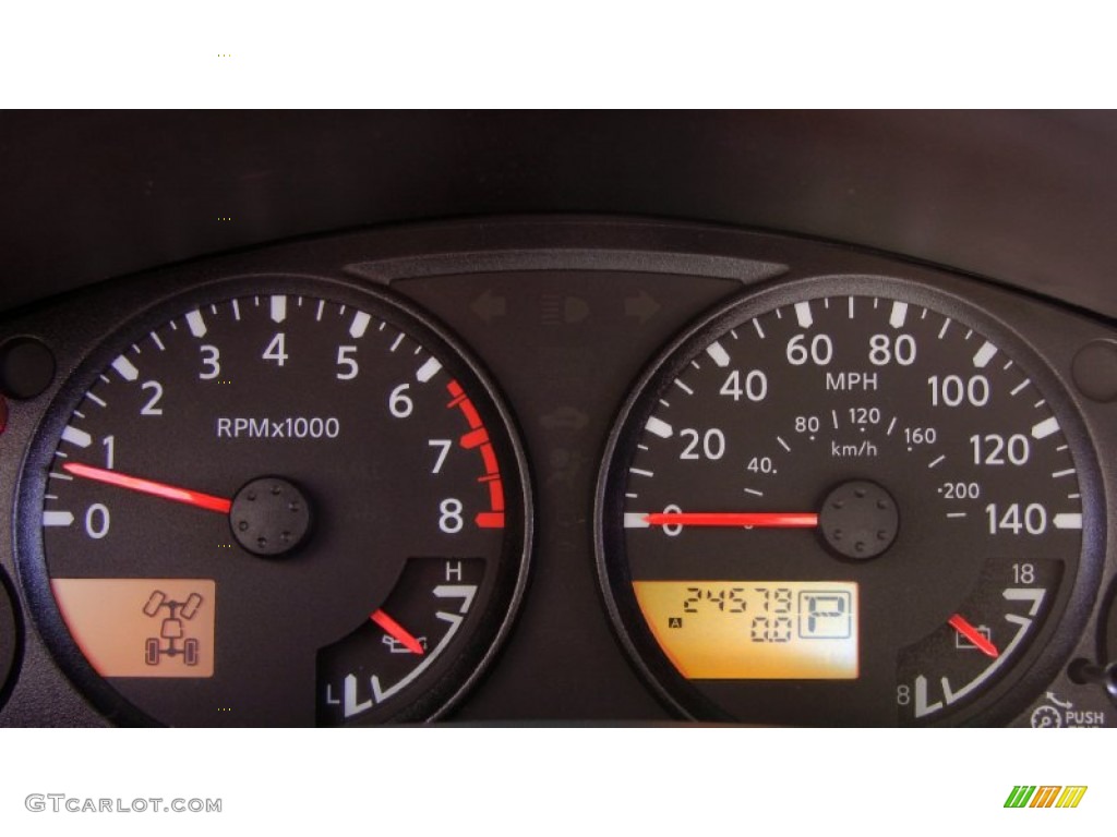2010 Nissan Frontier SE Crew Cab 4x4 Gauges Photo #53916790