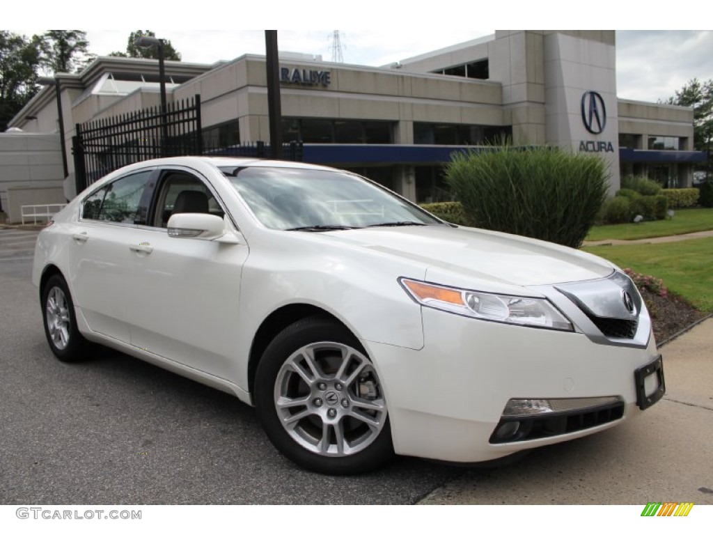 White Diamond Pearl Acura TL