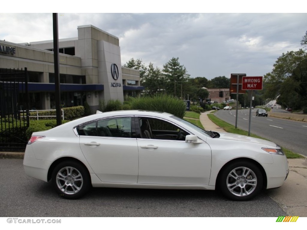 2011 TL 3.5 - White Diamond Pearl / Taupe Gray photo #3