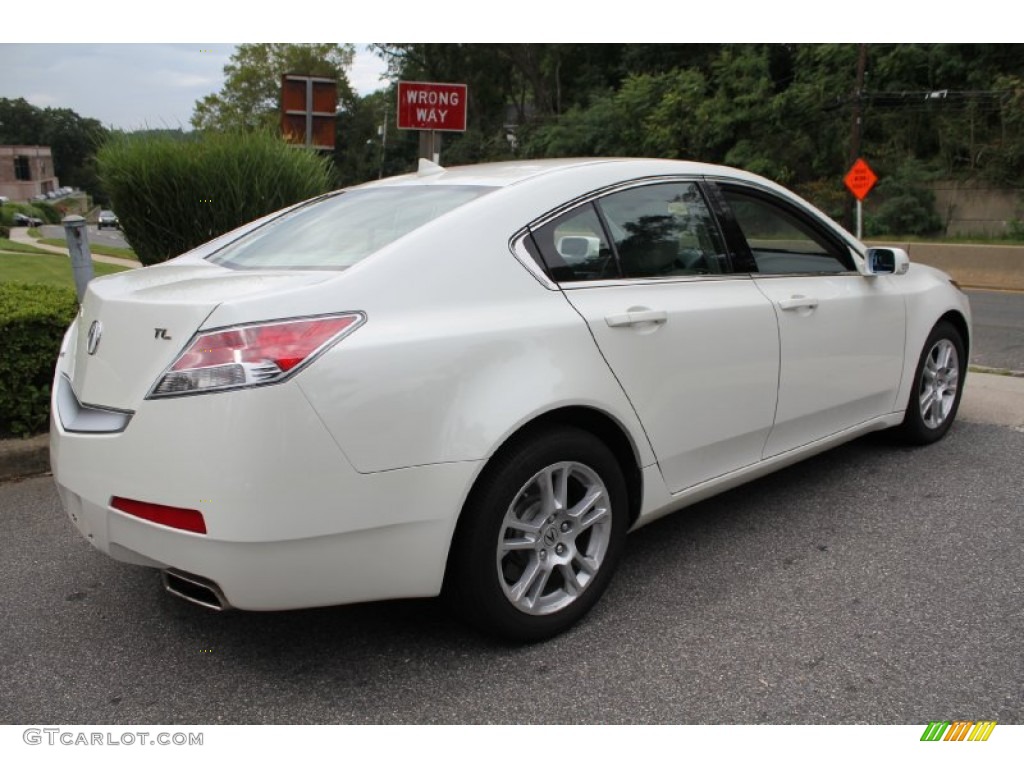 2011 TL 3.5 - White Diamond Pearl / Taupe Gray photo #4