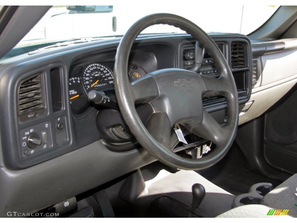 2006 Chevrolet Silverado 1500 Regular Cab 4x4 Dark Charcoal Steering Wheel Photo #53917036