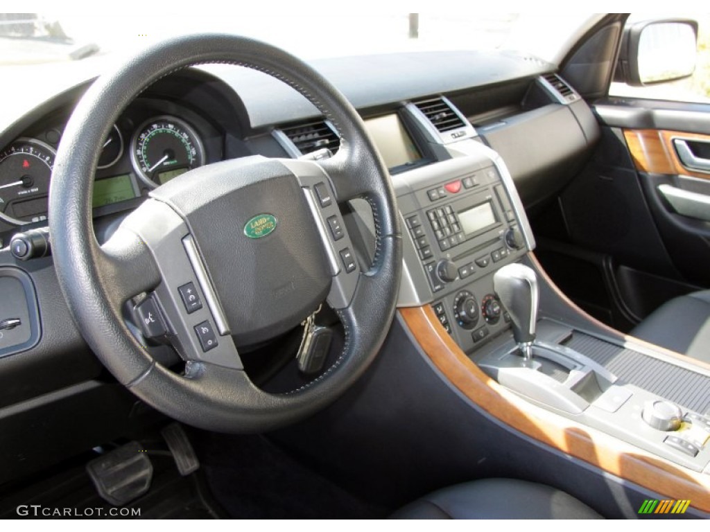 2006 Range Rover Sport HSE - Arctic Frost Metallic / Ebony Black photo #9