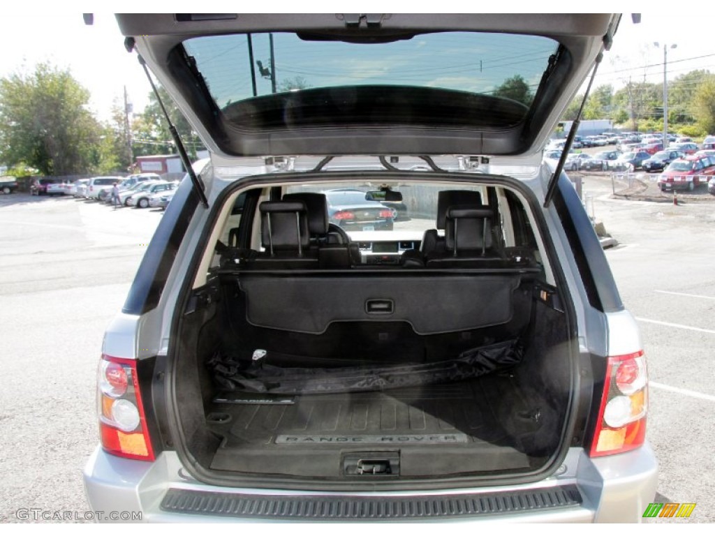 2006 Range Rover Sport HSE - Arctic Frost Metallic / Ebony Black photo #10