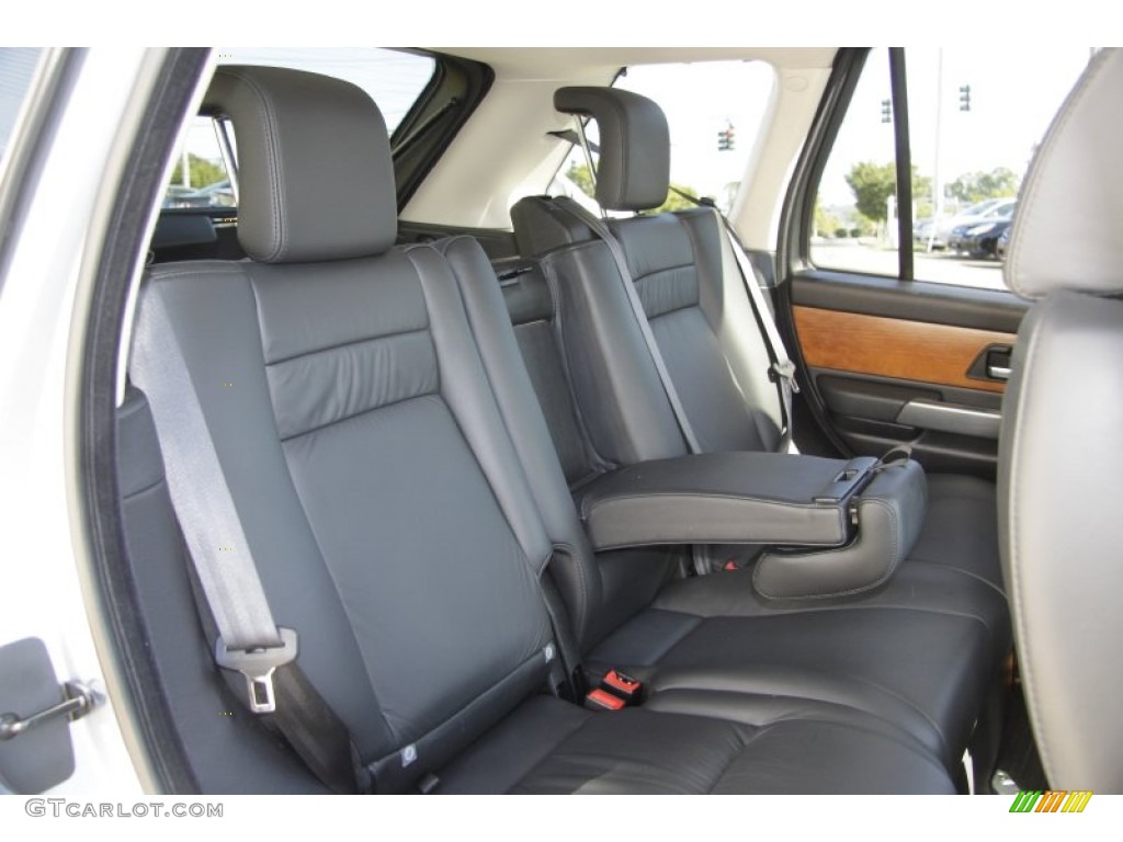 2006 Range Rover Sport HSE - Arctic Frost Metallic / Ebony Black photo #16