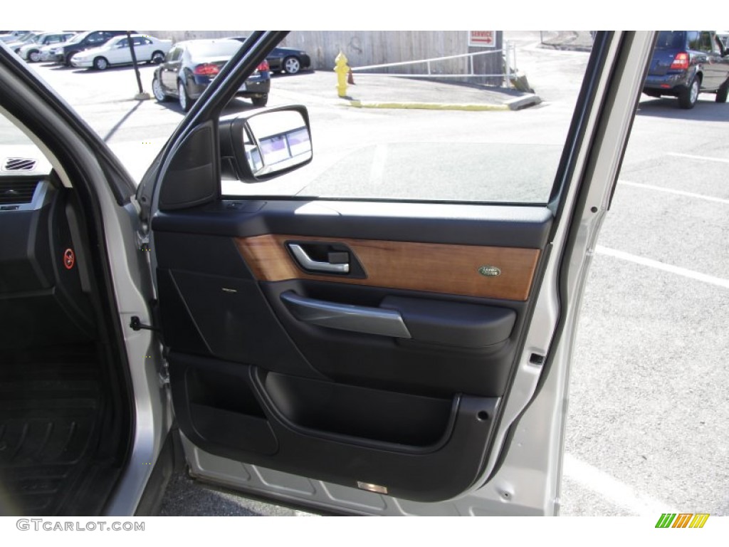 2006 Range Rover Sport HSE - Arctic Frost Metallic / Ebony Black photo #21