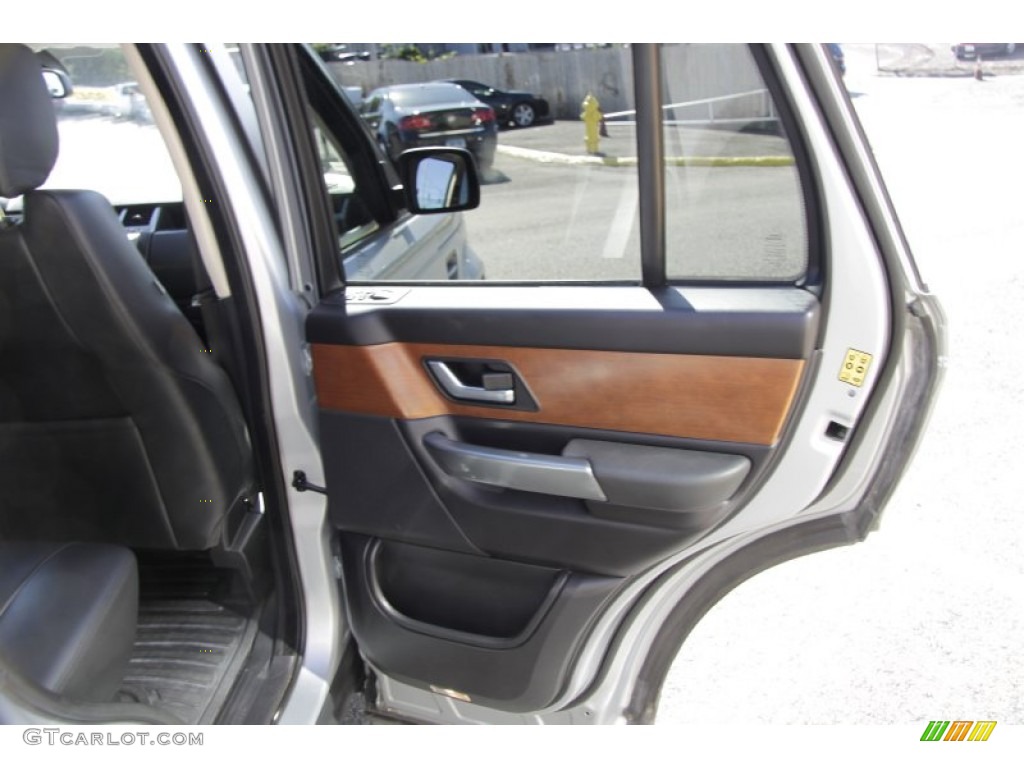 2006 Range Rover Sport HSE - Arctic Frost Metallic / Ebony Black photo #22