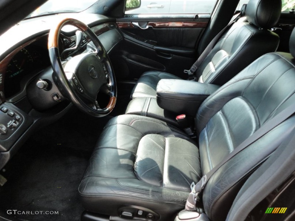 Black Interior 2002 Cadillac DeVille DHS Photo #53918581