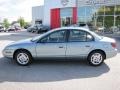 2002 Silver Blue Saturn S Series SL2 Sedan  photo #2