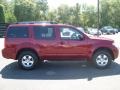 2008 Red Brawn Nissan Pathfinder S 4x4  photo #7