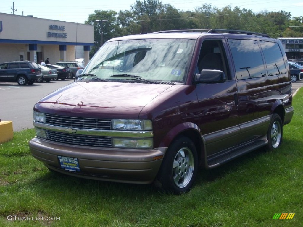 Dark Carmine Red Metallic Chevrolet Astro