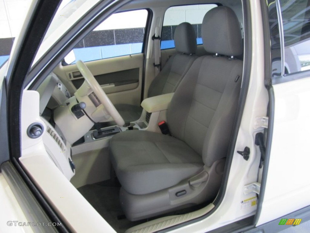 2009 Escape XLT 4WD - White Suede / Charcoal photo #8