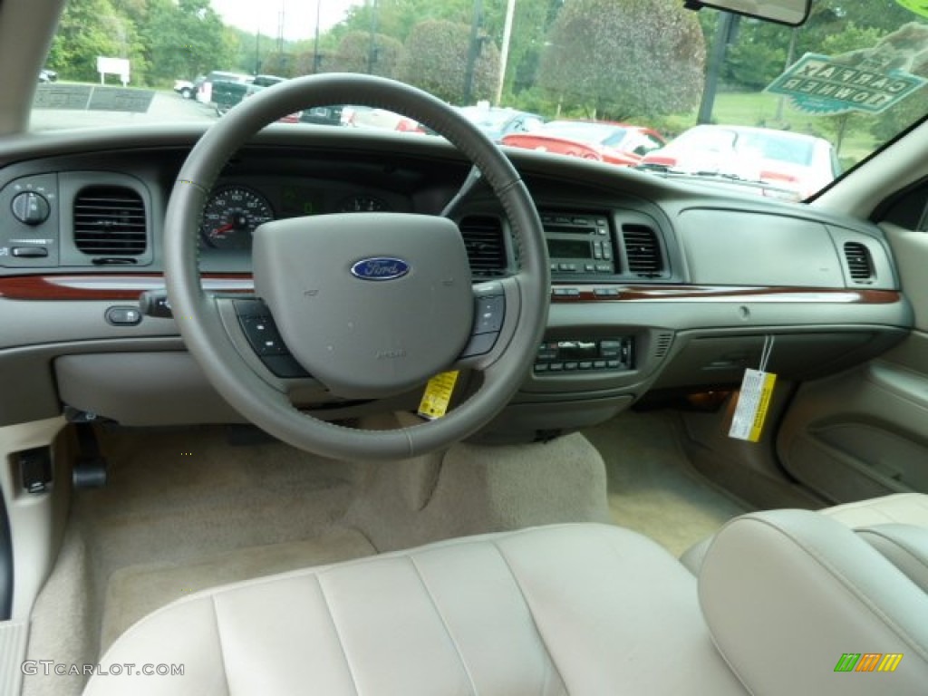 2011 Ford Crown Victoria LX Medium Light Stone Dashboard Photo #53921317