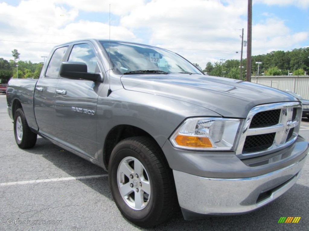 2011 Ram 1500 SLT Quad Cab - Mineral Gray Metallic / Dark Slate Gray/Medium Graystone photo #1