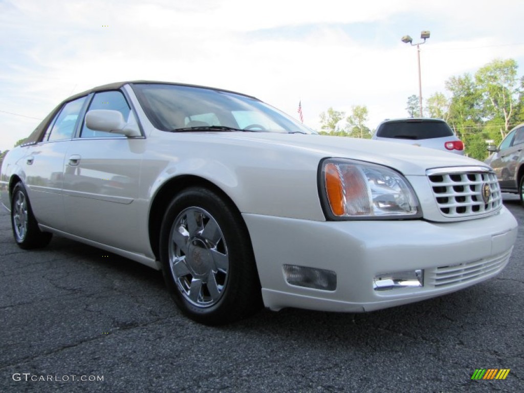 2001 DeVille DTS Sedan - Cotillion White / Neutral Shale photo #1