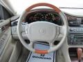 Neutral Shale 2001 Cadillac DeVille DTS Sedan Steering Wheel