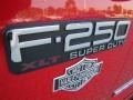 2004 Red Ford F250 Super Duty XLT Crew Cab 4x4  photo #10