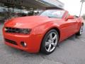 Inferno Orange Metallic 2011 Chevrolet Camaro LT/RS Convertible Exterior