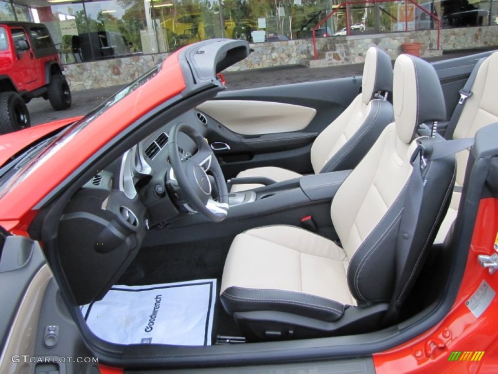 Beige Interior 2011 Chevrolet Camaro LT/RS Convertible Photo #53922574