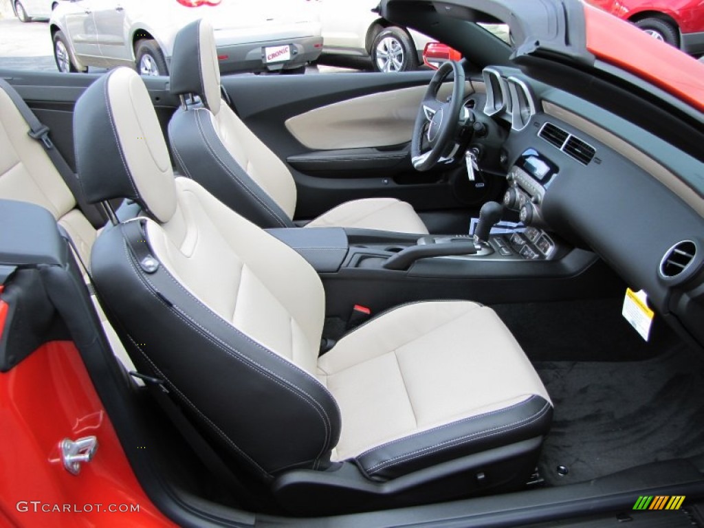 Beige Interior 2011 Chevrolet Camaro LT/RS Convertible Photo #53922601