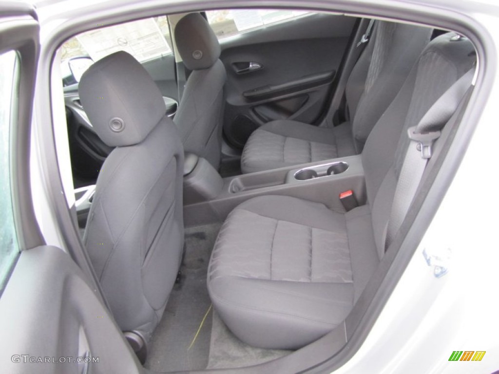 Jet Black/Ceramic White Accents Interior 2012 Chevrolet Volt Hatchback Photo #53922763