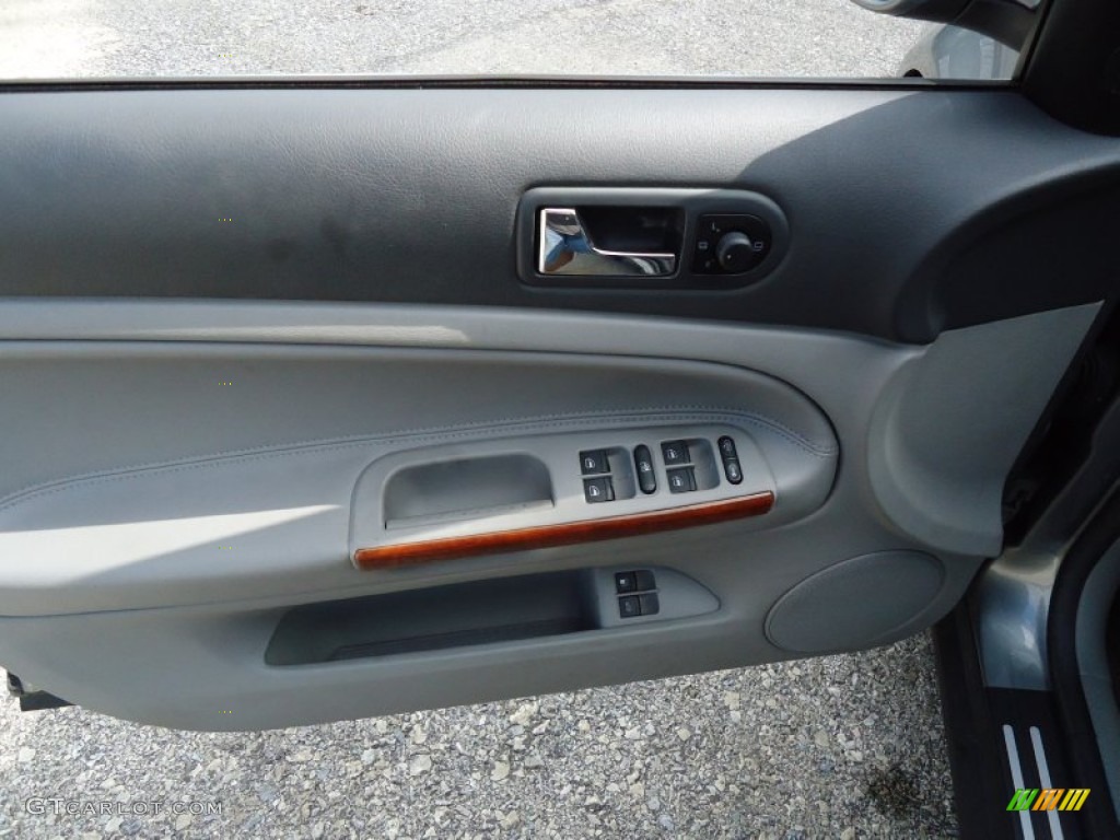 2004 Volkswagen Passat GLX 4Motion Wagon Grey Door Panel Photo #53923607