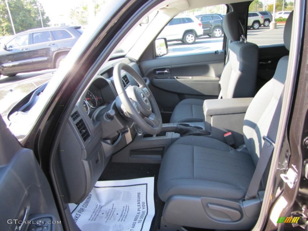 Black Interior 2012 Jeep Grand Cherokee Laredo Photo #53924758