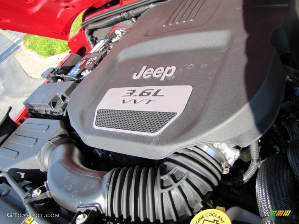 2012 Jeep Wrangler Sport 4x4 3.6 Liter DOHC 24-Valve VVT Pentastar V6 Engine Photo #53925055