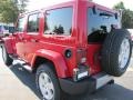 2012 Flame Red Jeep Wrangler Unlimited Sahara 4x4  photo #2