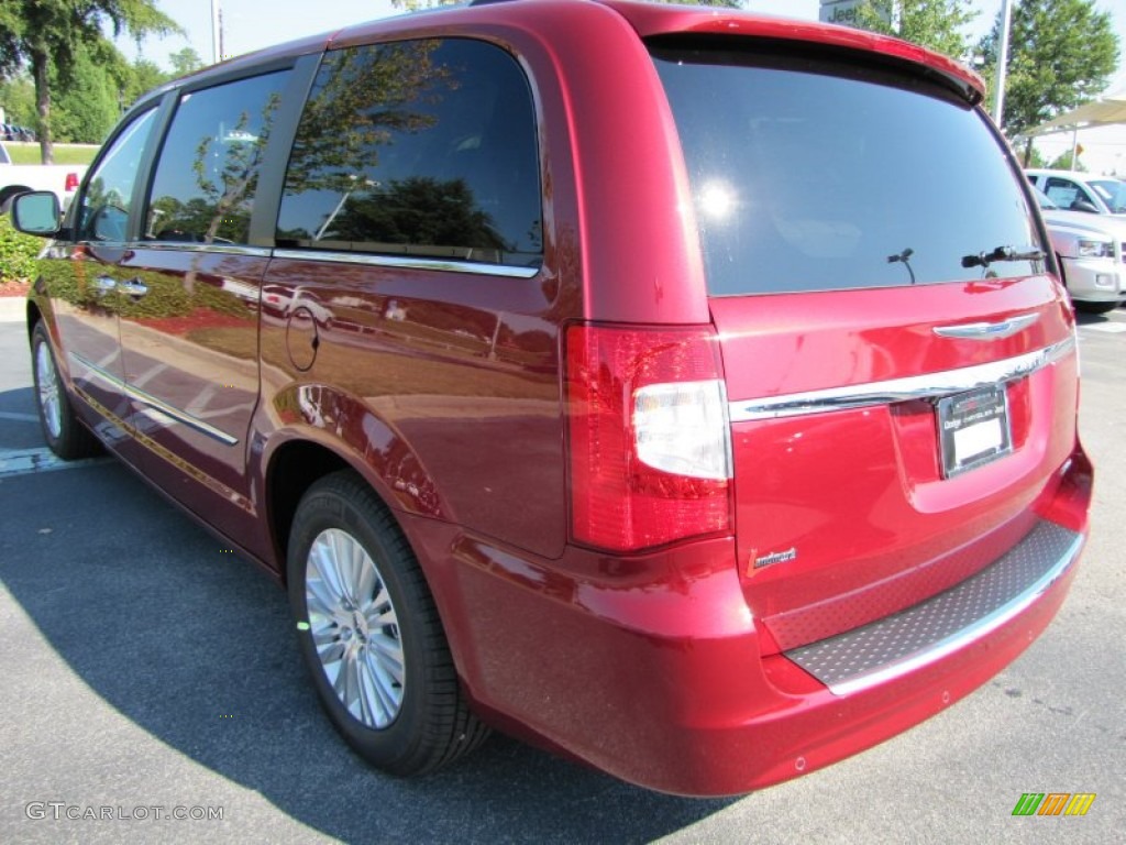 Deep Cherry Red Crystal Pearl 2012 Chrysler Town & Country Limited Exterior Photo #53925481
