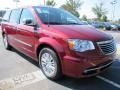 Deep Cherry Red Crystal Pearl 2012 Chrysler Town & Country Limited Exterior
