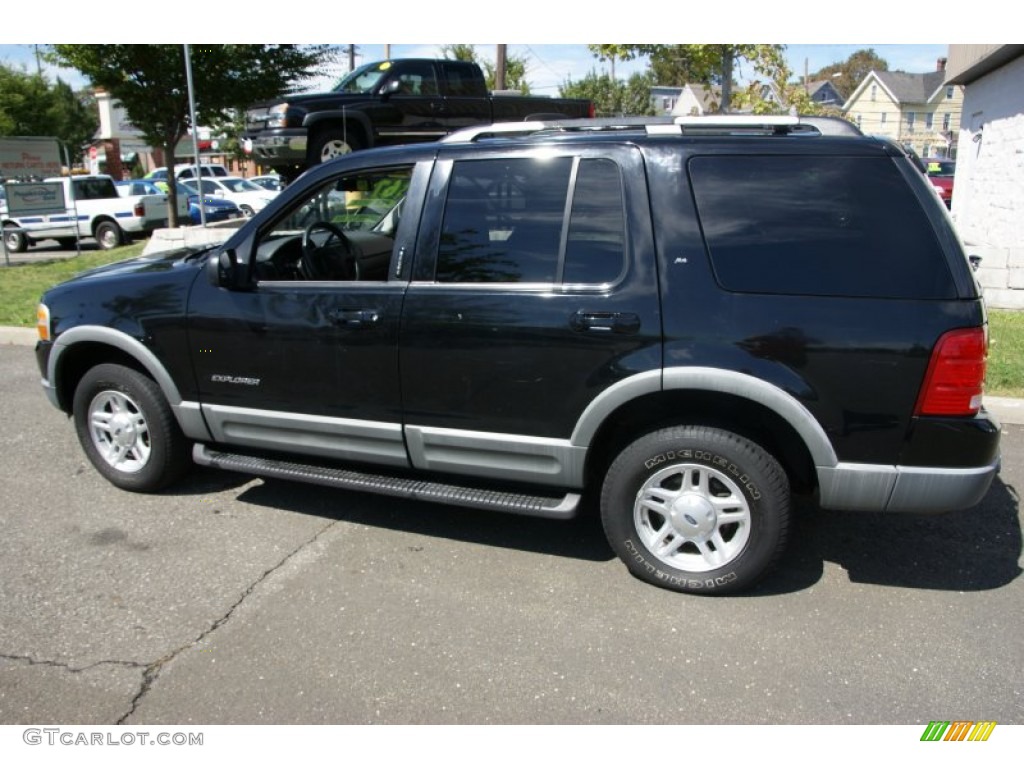 Black Clearcoat 2002 Ford Explorer XLT Exterior Photo #53925517